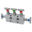 Picture of Parker HD6MO5M3 - 2, 3 and 5 Valve instrument manifolds, needle pattern, direct mount - H Series