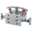 Picture of Parker HEHS5SBPKP - 2, 3 and 5 Valve instrument manifolds, needle pattern, direct mount - H Series