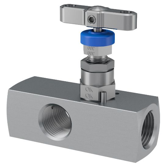 Picture of Parker HGV6MO8FF3PBVBMNC - Multi-port Gauge Valves, Needle pattern – H series