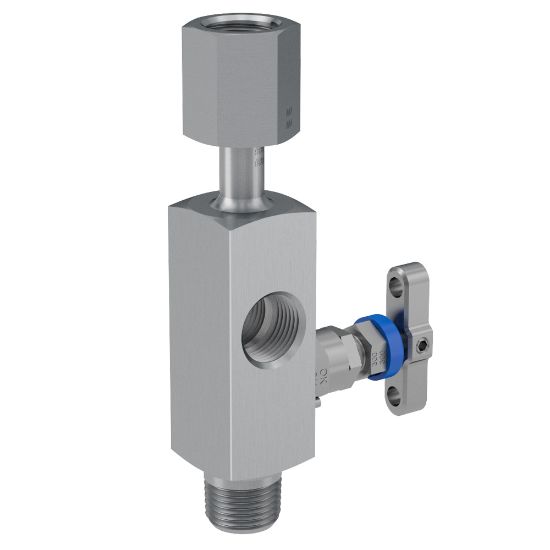Picture of Parker HGVWG6MO8M8R3 - Multi-port Gauge Valves, Needle pattern – H series