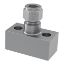 Picture of Parker HK6MO4A - Instrument Flange Adaptors - Kidney, Oval Flanges - HK Series