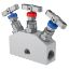 Picture of Parker HL6MO3DBB3PNC - 2, 3 and 5 Valve instrument manifolds, needle pattern, remote mount - H Series