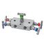 Picture of Parker HL6MO5MNC - 2, 3 and 5 Valve instrument manifolds, needle pattern, remote mount - H Series