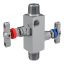 Picture of Parker HNLS2V8M8M4F3 - 2, 3 and 5 Valve instrument manifolds, needle pattern, remote mount - H Series