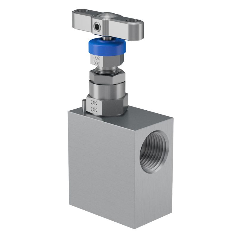 Picture of Parker HNAV6MO4FF3NC - Needle Pattern Hand Valves, Straight and Angle Styles – H Series