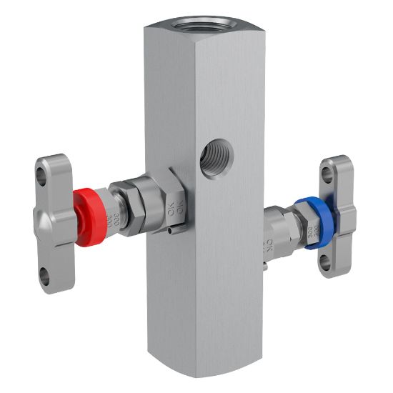 Picture of Parker HNLS2VHP3NC - 2, 3 and 5 Valve instrument manifolds, needle pattern, remote mount - H Series