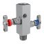 Picture of Parker HNLS2V8F8M4FHP - 2, 3 and 5 Valve instrument manifolds, needle pattern, remote mount - H Series
