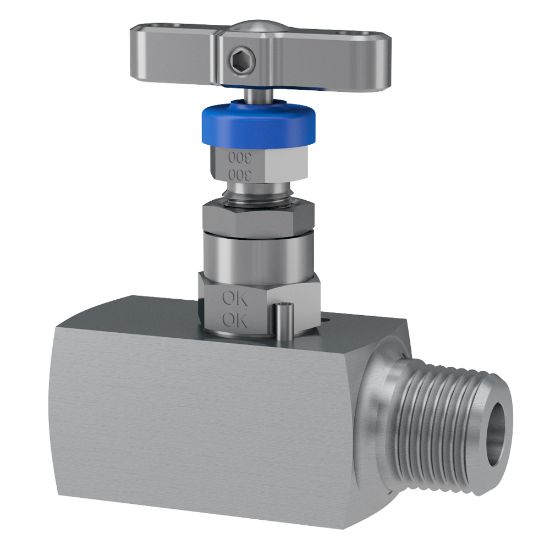 Picture of Parker HNV6258M8FHP - Needle Pattern Hand Valves, Straight and Angle Styles – H Series