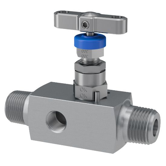 Picture of Parker HNVV6MO4MMHPP - Gauge Valves with Single Vent Port, Needle Pattern – H Series