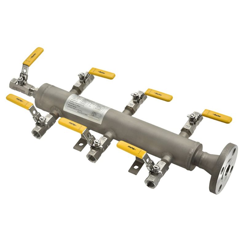 Picture of Parker LPAHMS1012F1508K8NCP - Air header distribution manifolds - LPAHM Series