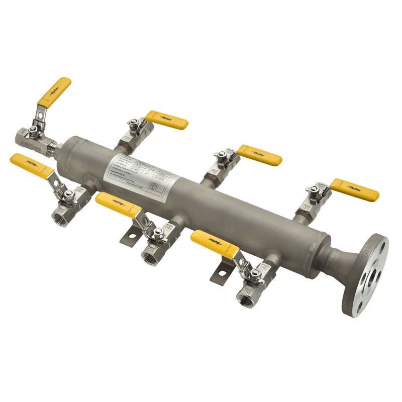 Picture of Parker LPAHMS1012F15012K8NCP - Air header distribution manifolds - LPAHM Series