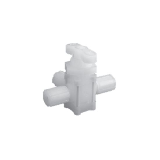 Picture of Parker MV-10-2346-01 - UHP PFA Manual Diaphragm (1/4 inch) 3 Way Valve – MV-10 Series