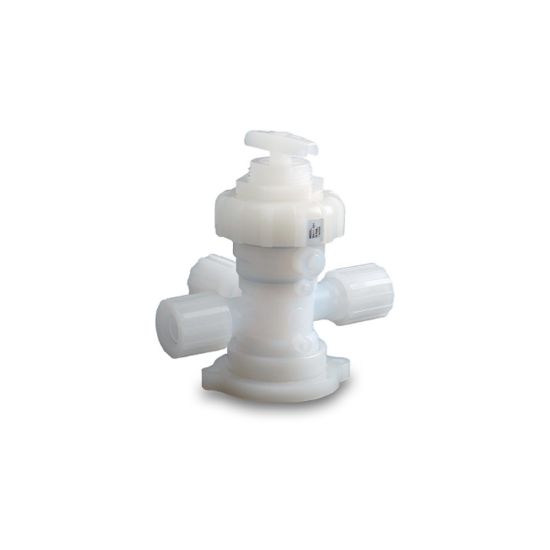 Picture of Parker MV-11-022 - UHP PFA Manual Diaphragm (1/2 inch) 3 Way Valve – MV-11 Series