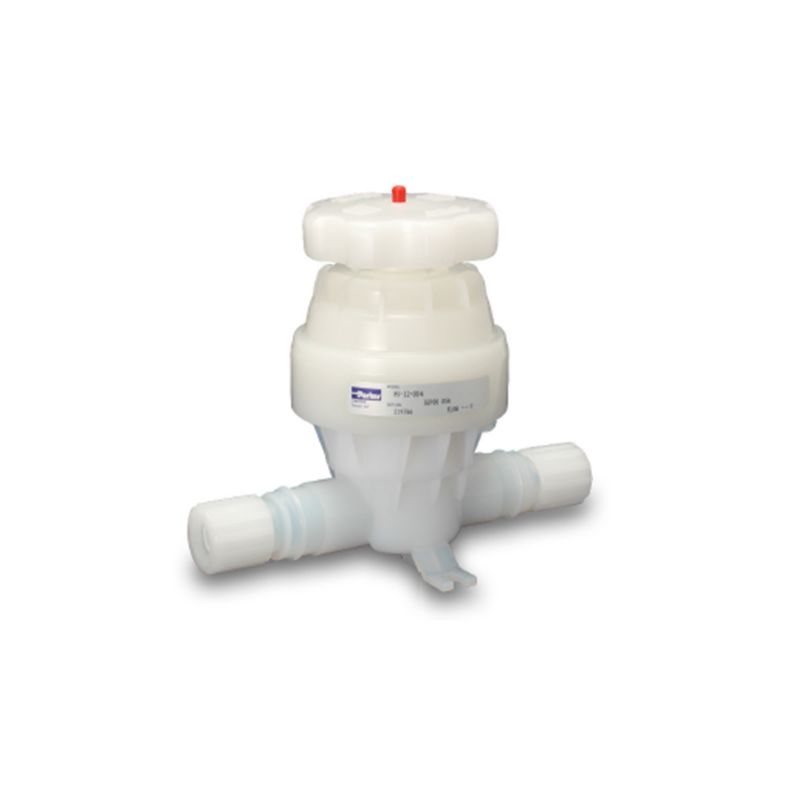 Picture of Parker MV-12-001 - UHP PFA Manual Diaphragm (1 inch) 2 Way Valve – MV-12 Series