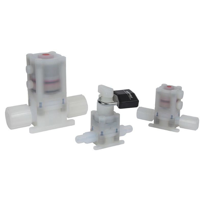 Picture of Parker MV2204VT0FL06FL06T - Ultra High Purity Fluoropolymer (PFA) Valves - 22 Series