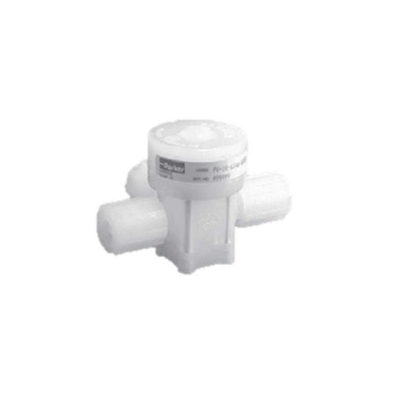 Picture of Parker PV-10-6146-00 - UHP PFA Air-operated Diaphragm (1/4 inch) 3 Way Valve – PV-10 Series