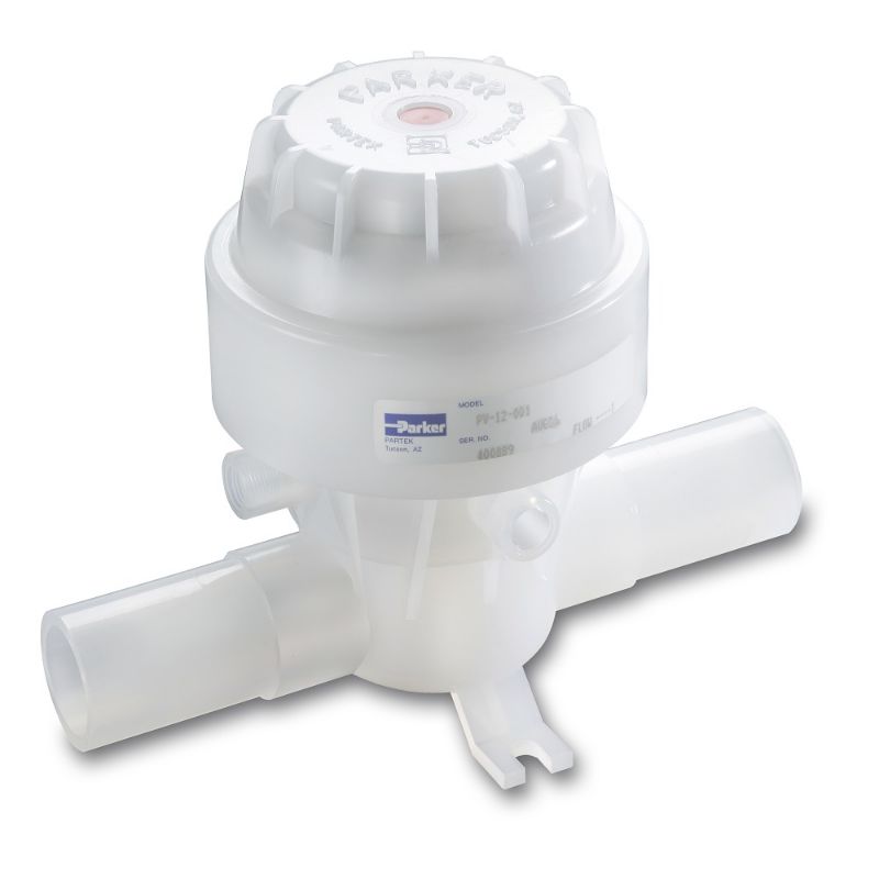 Picture of Parker PV-12-002-T - UHP PFA Air-operated Diaphragm (1 inch) 2 Way Valve – PV-12 Series