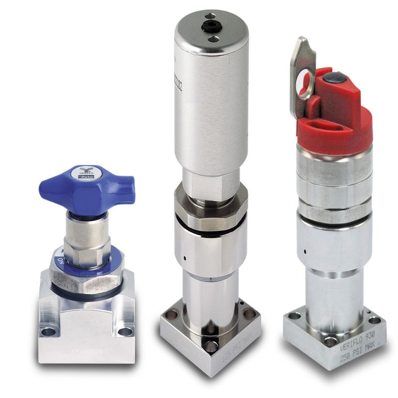 Picture of Parker SM930MS102 - Ultra-High Purity (UHP) Surface Mount Diaphragm Valve - SM930 Series