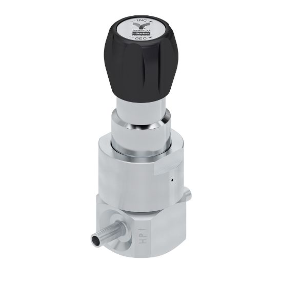 Picture of Parker SQ2MICRO130E302PTS - Ultra-High Purity (UHP) Tied-diaphragm Pressure Regulator – SQ2Micro Series