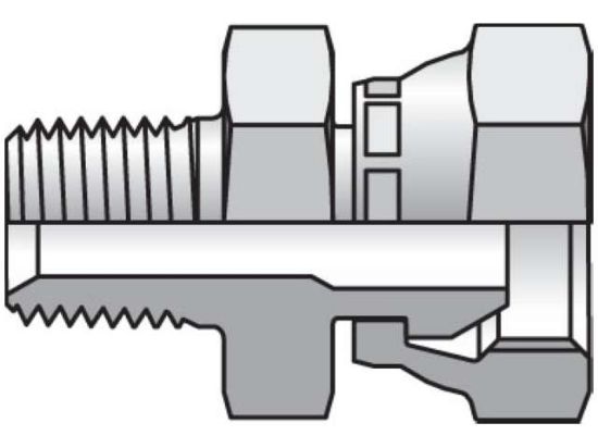Picture of Parker 0107-8-8 BP - Pipe Swivel Straight 0107