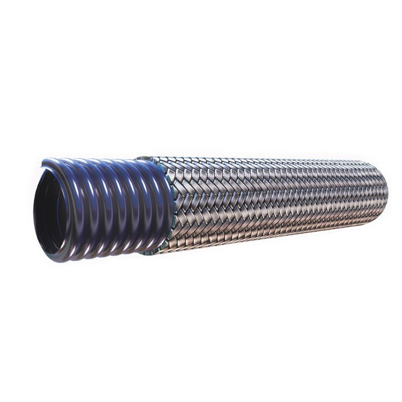 Picture of Parker 16-SCB - Convoluted PTFE Hose with 304 Stainless Steel Braid - SCW/SCB