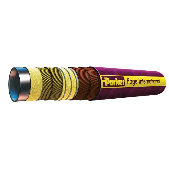 Picture of Parker 20-RCTB - OBSOLETE: Smoothbore Fluoropolymer Hose with EPDM Rubber Cover - RCTW/RCTB