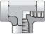 Picture of Parker 1/4 MMO-B BP - Pipe & Port Tee MMO