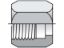 Picture of Parker 2 BTX-S BP - Triple-Lok 37° Nut, Sleeve, Locknut BTX