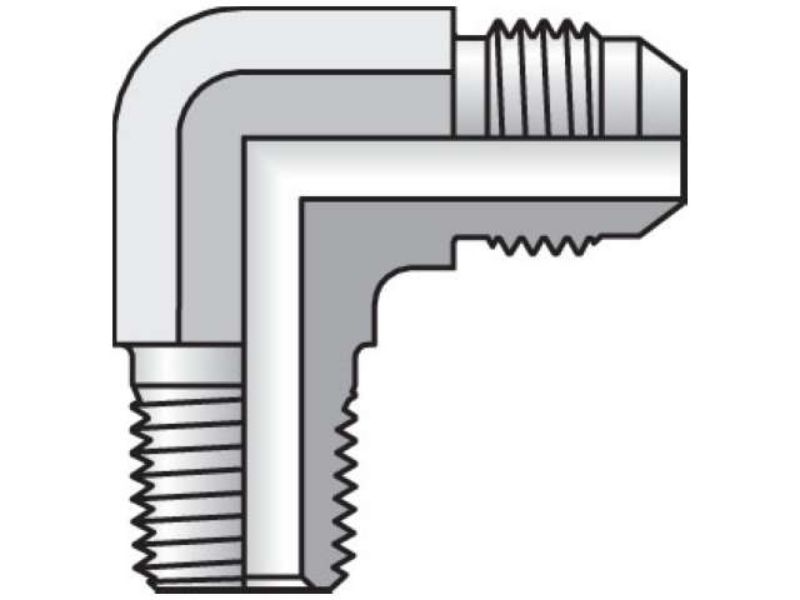 Picture of Parker 10-6 CTX-S BP - Triple-Lok 37° 90° Elbow CTX