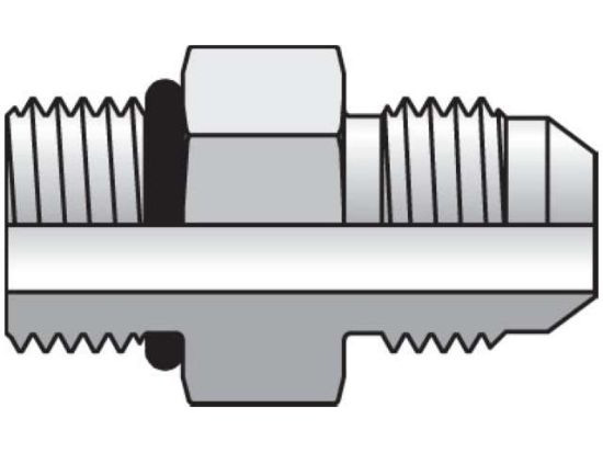 Picture of Parker 10 F5OX-S BP - Triple-Lok 37° Straight F5OX