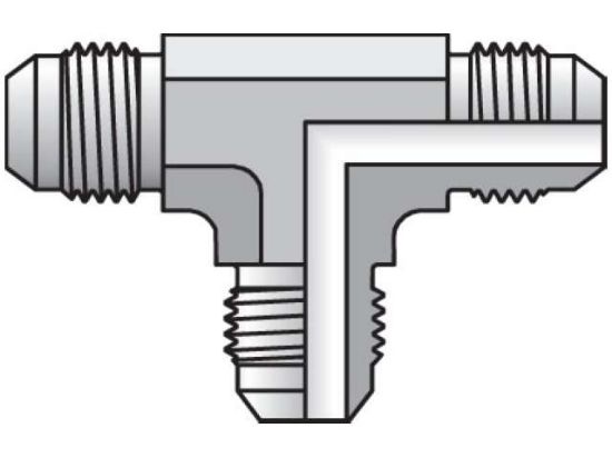 Picture of Parker 16 JTX-SS BP - Triple-Lok 37° Tee JTX