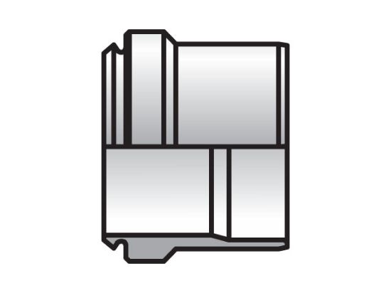 Picture of Parker 2 TU-S BP - Ferulok Nut, Ferrule, Locknut TU