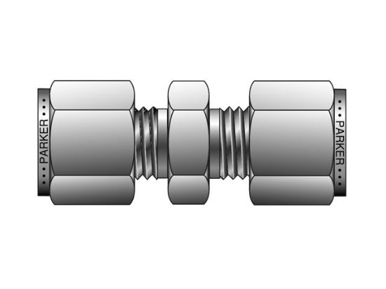Picture of Parker 2-2 HBZ-B - CPI Inch Tube Union - HBZ