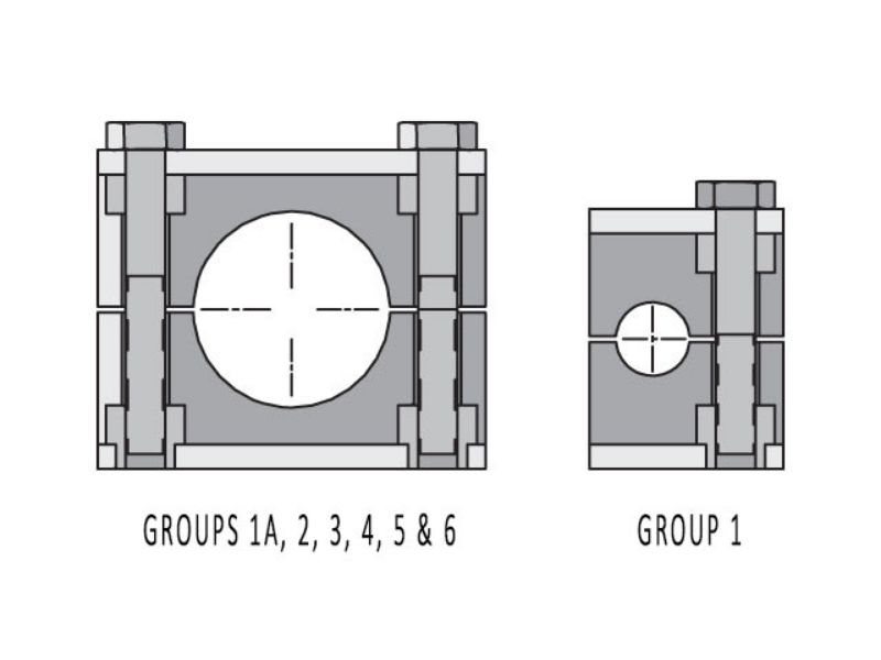 Picture of Parker 1064-PP - Inch Standard Series Tube Clamp Halves