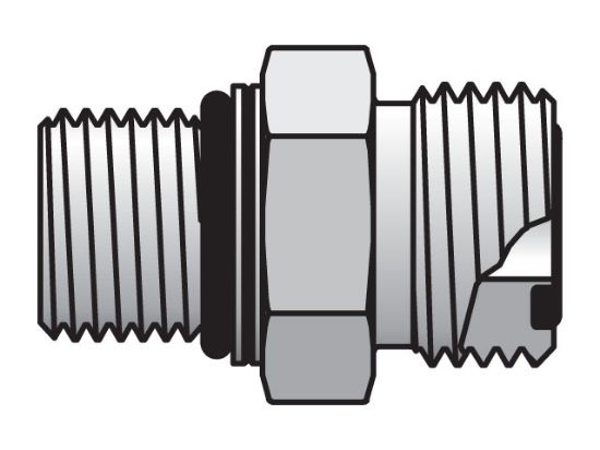 Picture of Parker 6M16F87OMLOS BP - Seal-Lok ORFS Straight F87OMLO