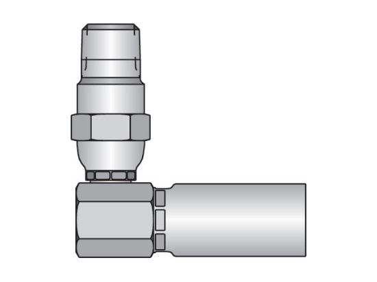 Picture of Parker 11L55-4-4 - Series 1 and 2 – Miniature Inert PTFE Isolation Valves