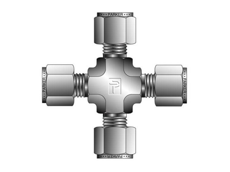 Picture of Parker 4 KBZ-B - CPI Inch Tube Union Cross - KBZ