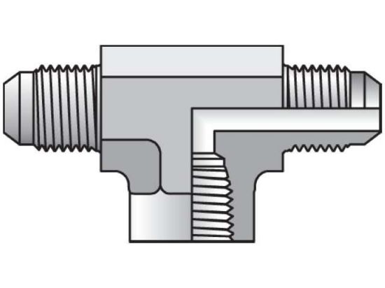 Picture of Parker 8 OBTX-S - Triple-Lok 37° Tee OTX
