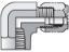 Picture of Parker 4 DU-S - Ferulok 90° Elbow DBU