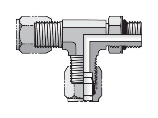Picture of Parker 6 R5U-SS - Ferulok Tee R5BU