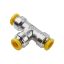 Picture of Parker 164PLP-6M - Push-to-Connect Nickel Plated Instant Fittings - Prestolok PLP Metal