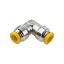 Picture of Parker 165PLP-4M - Push-to-Connect Nickel Plated Instant Fittings - Prestolok PLP Metal