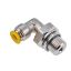 Picture of Parker 169PLP-12M-6G - Push-to-Connect Nickel Plated Instant Fittings - Prestolok PLP Metal