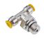 Picture of Parker 172PLP-10M-8G - Push-to-Connect Nickel Plated Instant Fittings - Prestolok PLP Metal