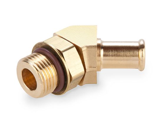 Picture of Parker 179HB-12-MI18 - Beaded Hose Barb 45° Elbow to Metric Thread 179HB-X-MIX