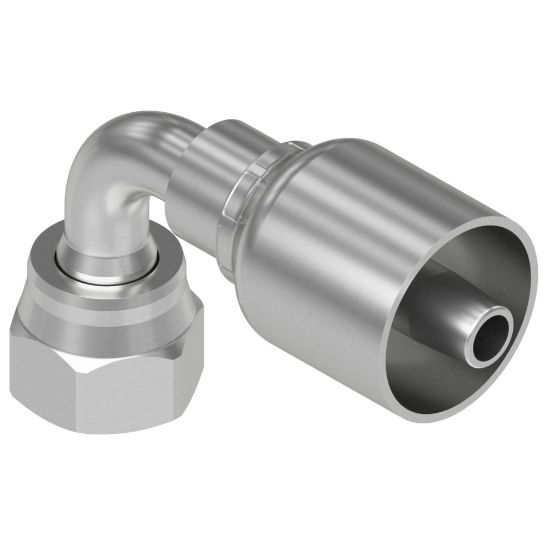 Picture of Parker 1G243-6-6 - Crimp Style Hydraulic Hose Fitting - 43 Series Fittings