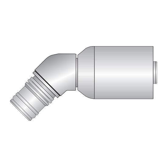 Picture of Parker 1WW56-6-6 - Rapid Assembly Fittings for Parflex Hose