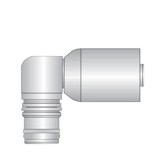 Picture of Parker 1WY56-4-4 - Rapid Assembly Fittings for Parflex Hose