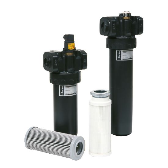 Picture of Parker 45M110QEBPKG161 - Medium Pressure In-Line Filter - 45M Series