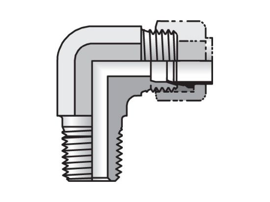 Picture of Parker 4 CBI2-B BP - Intru-Lok Straight CBI2